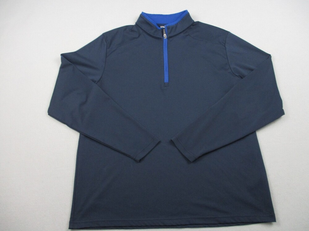 PING Golf Sweater Men Extra Large Blue Sensorcool 1/4 Zip Pullover Golfer XL